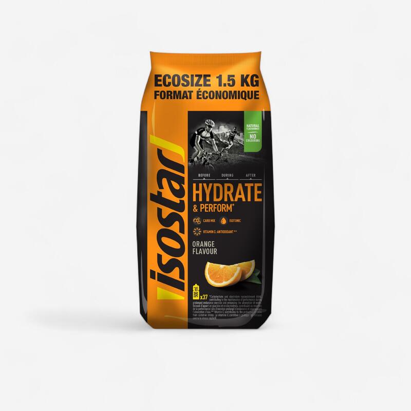 ISOSTAR Bebida isotónica em pó HYDRATE & PERFORM Laranja 1,5 kg
